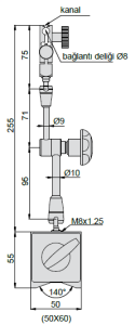 Üniversal Manyetik Stand 255mm