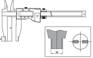 Dijital Kumpas 119 Serisi 150mm - 0-1000mm