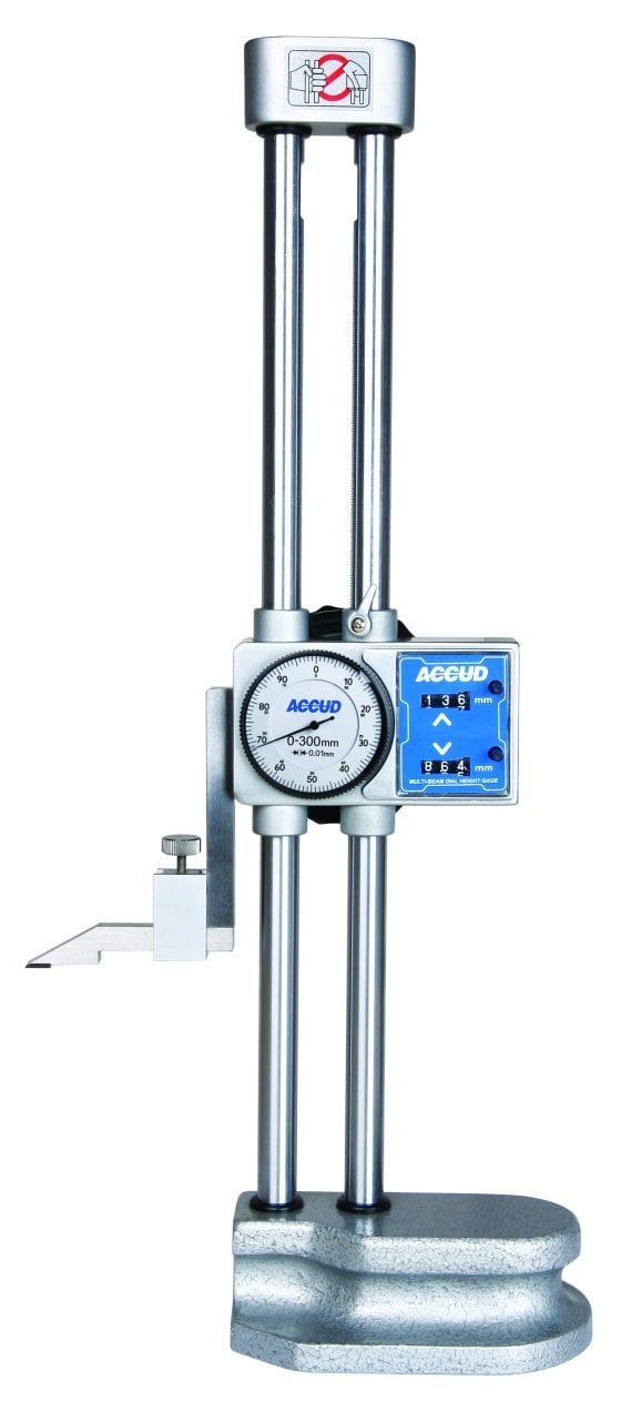 Saatli Yükseklik Mihengiri 185 Serisi 0-300mm