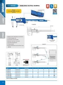 Dijital Kumpas 111 Serisi Kablosuz Veri aktarımı