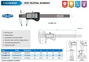 Dijital Kumpas IP67 112 Serisi Sylvac
