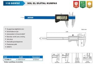 Sol El Dijital Kumpas 110 Serisi