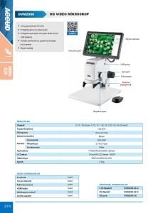 HD VIDEO MİKROSKOP DVM2000