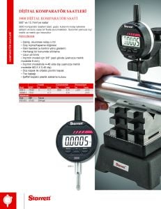 Dijital Komparatör Saati 12.7mm / 0.01mm