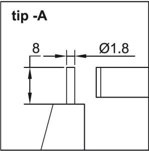 Dijital Silindirik Uçlu Boru Et Kalınlığı Mikrometresi 380 Serisi A