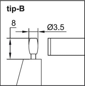 Dijital Silindirik Uçlu Boru Et Kalınlığı Mikrometresi 380 Serisi B