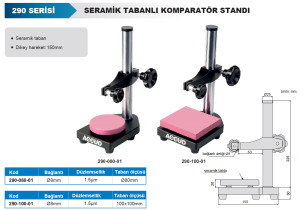 Seramik Tabanlı Komparatör Standı 290 Serisi - Kare Taban