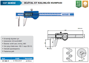 Dijital Et Kalınlığı Kumpası 137 Serisi