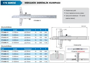 Mekanik Derinlik Kumpası 175 Serisi